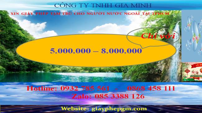 Dịch vụ làm thẻ tạm trú tại TPHCM 13 Bảng giá dịch vụ làm thẻ tạm trú TPHCM