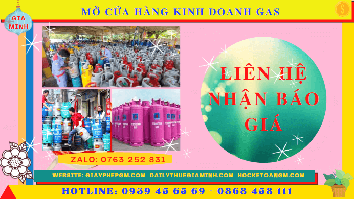 Mở cửa hàng kinh doanh gas tốn bao nhiêu tiền