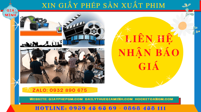 Chi phí xin giấy phép sản xuất phim