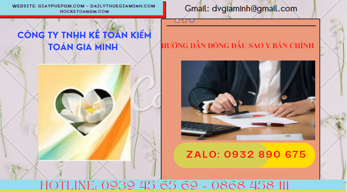 Hướng dẫn đóng dấu sao y bản chính 14 Sao y bản chính là gì, thẩm quyền thủ tục sao y bản chính