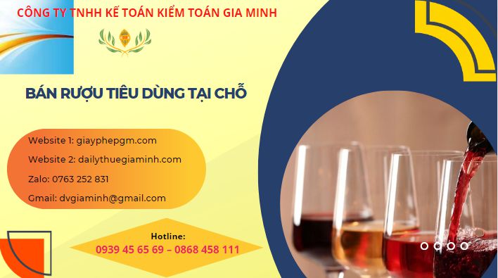 Giấy phép bán rượu tiêu dùng tại chỗ