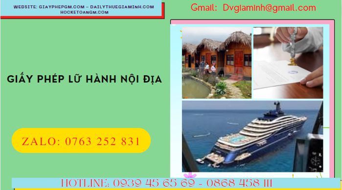 Giấy phép lữ hành nội địa 4 Hướng dẫn xin giấy phép lữ hành