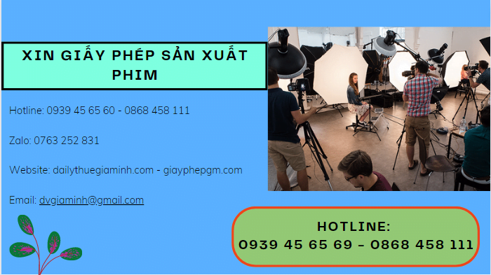 Thủ tục để xin giấy phép sản xuất phim như thế nào