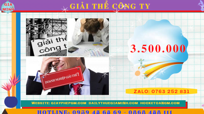 Giải thể công ty TNHH 5 Giải thể công ty tốn bao nhiêu tiền