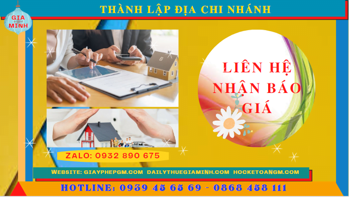 Chi phí thành lập chi nhánh công ty