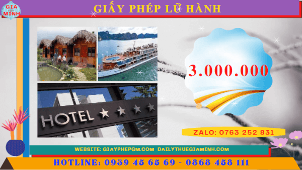 Thủ Tục Cấp Giấy Phép Lữ Hành Quốc Tế 9 Chi phí dịch vụ xin giấy phép lữ hành quốc tế