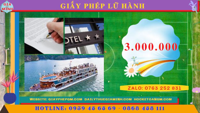 Dịch vụ cấp giấy phép lữ hành nội địa quốc tế 5 Chi phí xin giấy phép lữ hành quốc tế