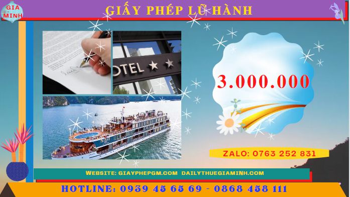 Giấy phép kinh doanh lữ hành nội địa 5 Chi phí xin giấy phép lữ hành nội địa năm 2023