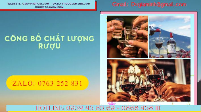 Thủ tục tự công bố chất lượng rượu nhập khẩu 5 Hướng dẫn thủ tục công bố chất lượng rượu nhập khẩu