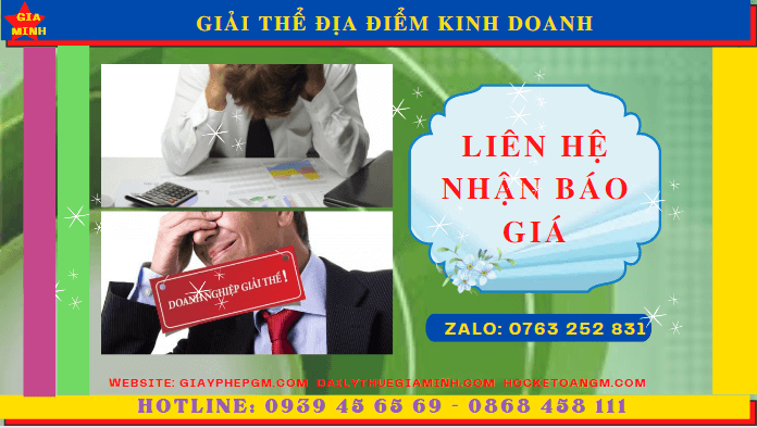 Giải thể địa điểm kinh doanh tại An Giang 5 Giải thể địa điểm kinh doanh tốn bao nhiêu tiền ở An Giang