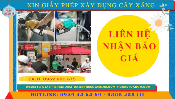 Chi phí xin giấy phép mở cây xăng
