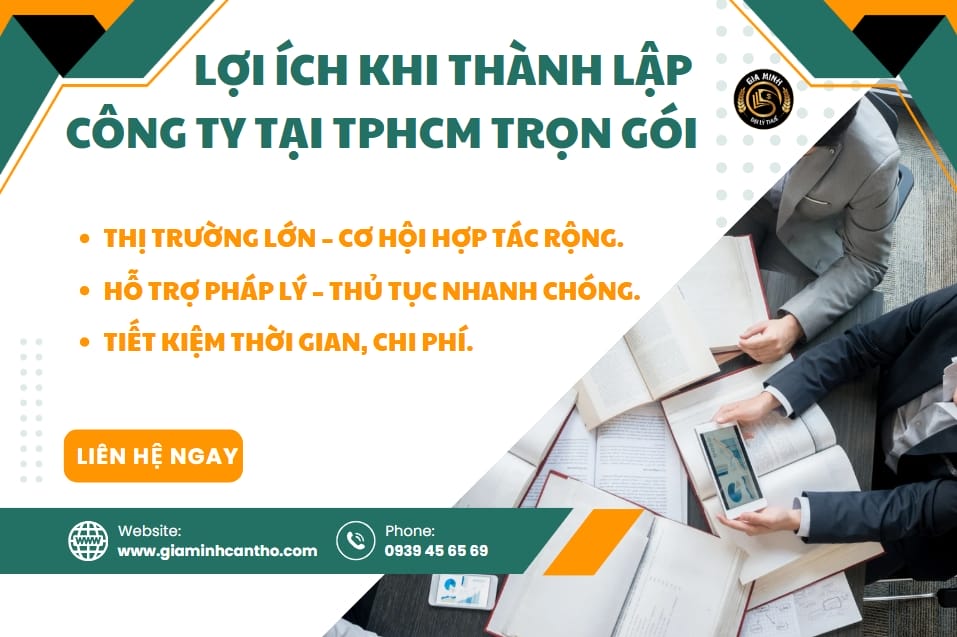 Lợi ích khi thành lập công ty tại TPHCM trọn gói