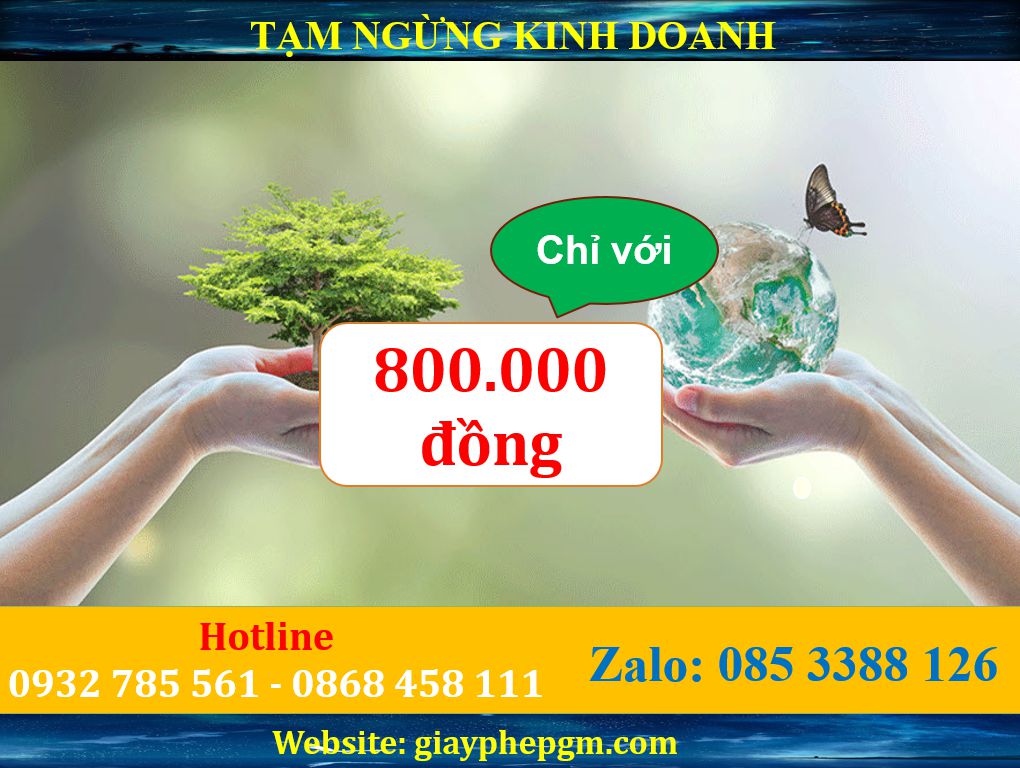 Tạm ngừng kinh doanh tại Quận Bắc Từ Liêm – Hà Nội 5 Chi phí chấm dứt kinh doanh tại Quận Bắc Từ Liêm – Hà Nội