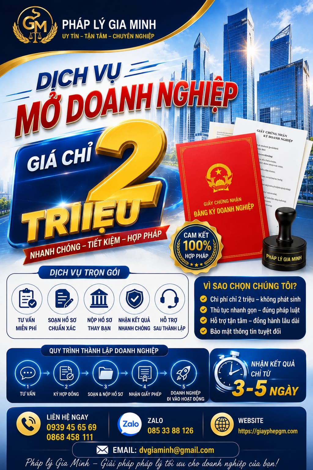 Dịch vụ thành lập công ty tại Huế trọn gói
