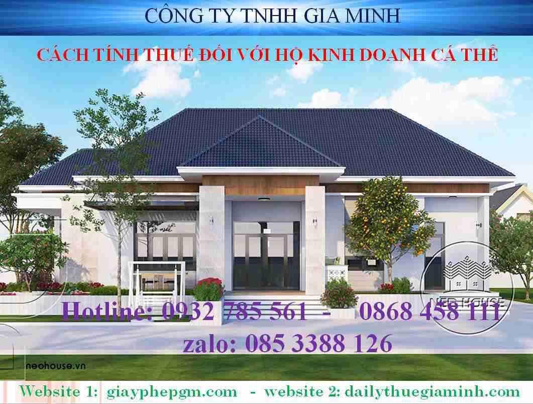 Cách tính thuế đối với hộ kinh doanh cá thể 3 Cách tính thuế đối với hộ kinh doanh cá thể