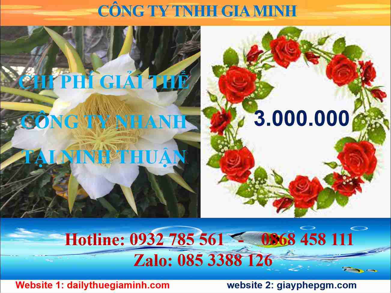 Giải thể công ty tại Ninh Thuận 5 Chi phí giải thể công ty tại Ninh Thuận
