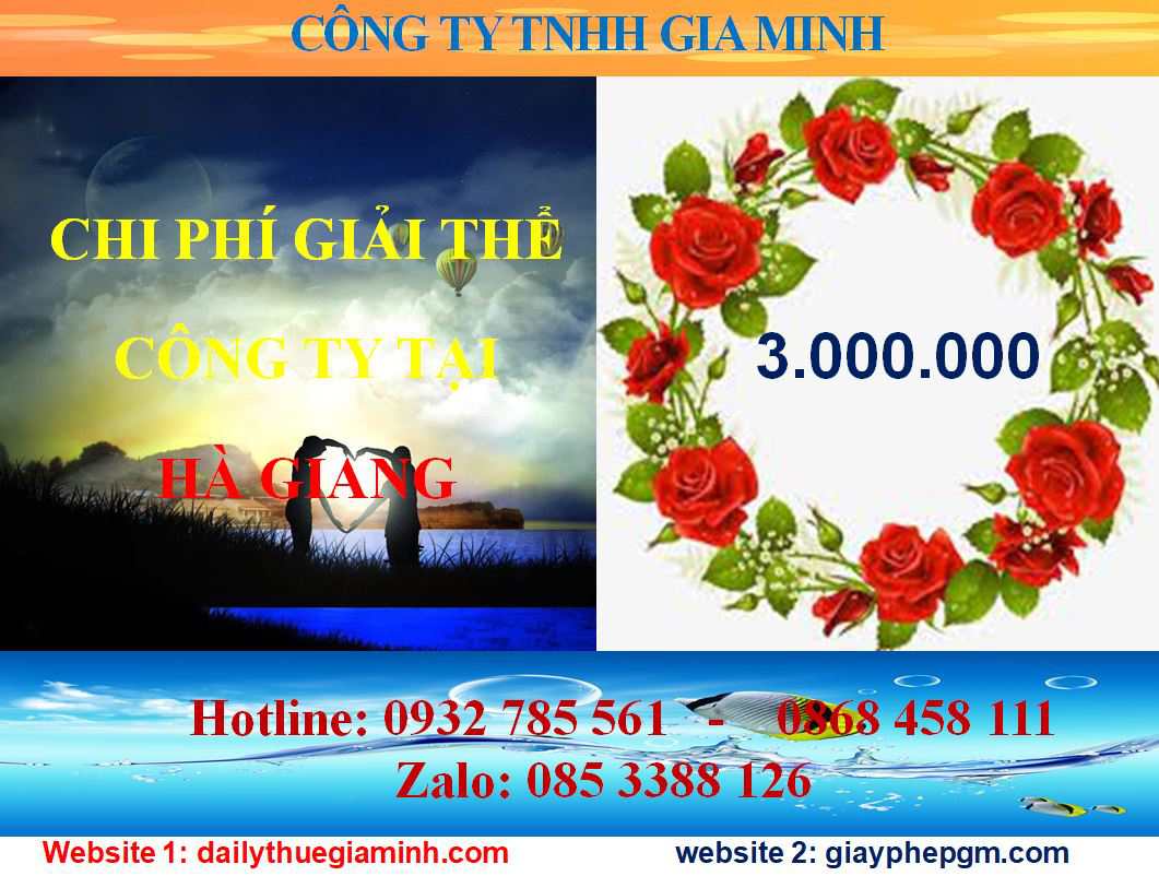 Giải thể công ty tại Hà Giang 5 Thủ tục giải thể công ty tại Hà Giang