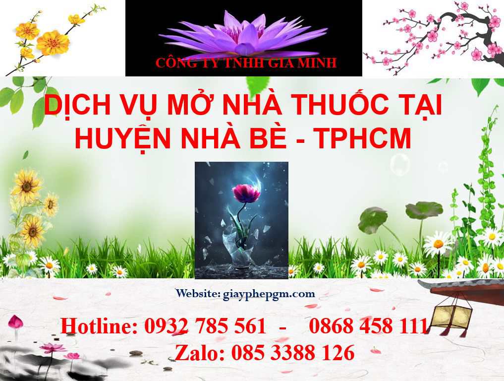 Dịch vụ mở nhà thuốc tại Huyện Nhà Bè - TPHCM 3 Dịch vụ mở nhà thuốc tại Huyện Nhà Bè - TPHCM