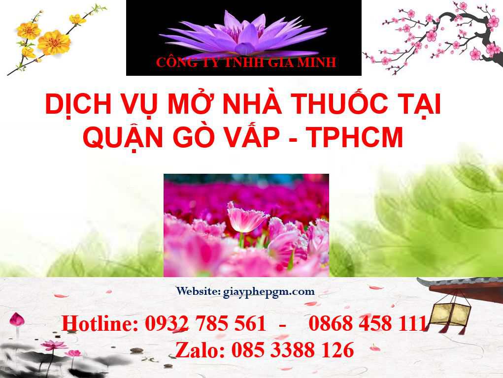 Dịch vụ mở nhà thuốc tại Quận Gò Vấp - TPHCM 3 Dịch vụ mở nhà thuốc tại Quận Gò Vấp
