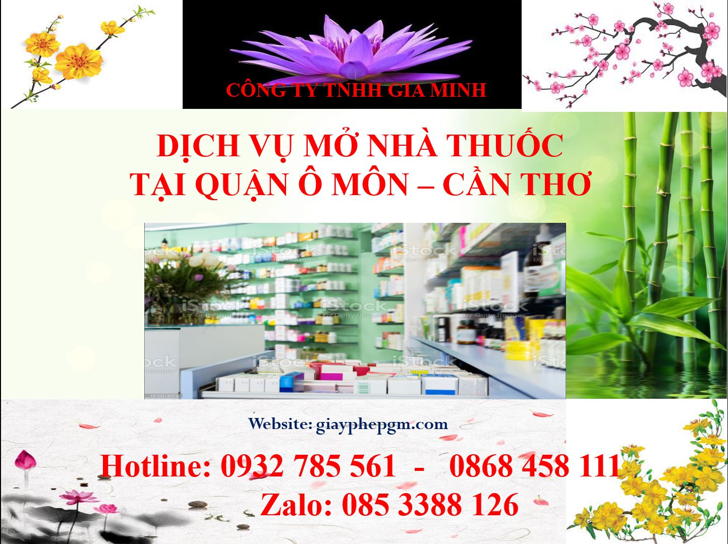 Dịch vụ mở nhà thuốc tại Quận Ô Môn 3 Dịch vụ mở nhà thuốc tại Quận Ô Môn - Cần Thơ