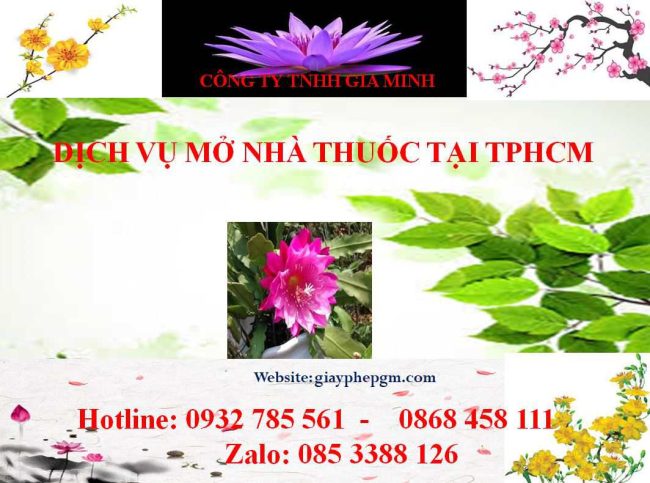 Dịch vụ mở nhà thuốc tại TPHCM 4 Dịch vụ mở nhà thuốc tại Tphcm