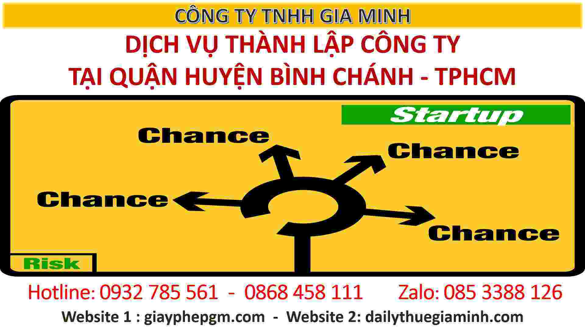 Dịch vụ thành lập công ty tại Huyện Bình Chánh - TPHCM 3 Cần thành lập công ty tại Huyện Bình Chánh - TPHCM