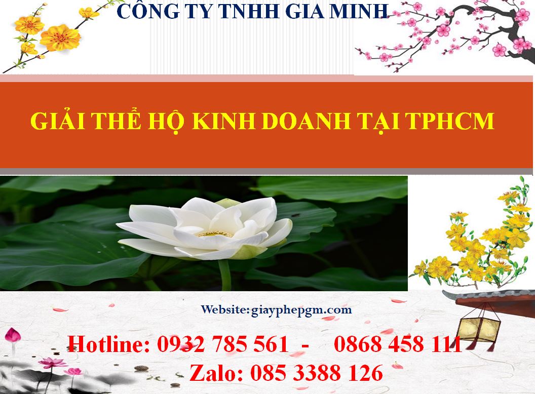 giải thể hộ kinh doanh cá thể TPHCM