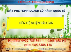 Giấy phép lữ hành quốc tế 2 Giấy phép kinh doanh lữ hành