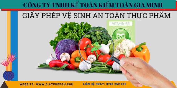 Hồ sơ xin giấy phép vệ sinh an toàn thực phẩm