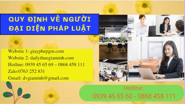 Quy định về người đại diện pháp luật 10 Quy định về người đại diện pháp luật