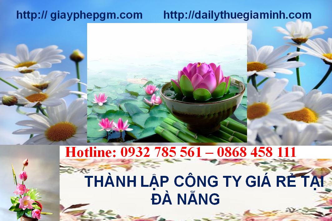 Thành lập công ty giá rẻ tại Đà Nẵng 4 Thành lập công ty giá rẻ tại Đà Nẵng