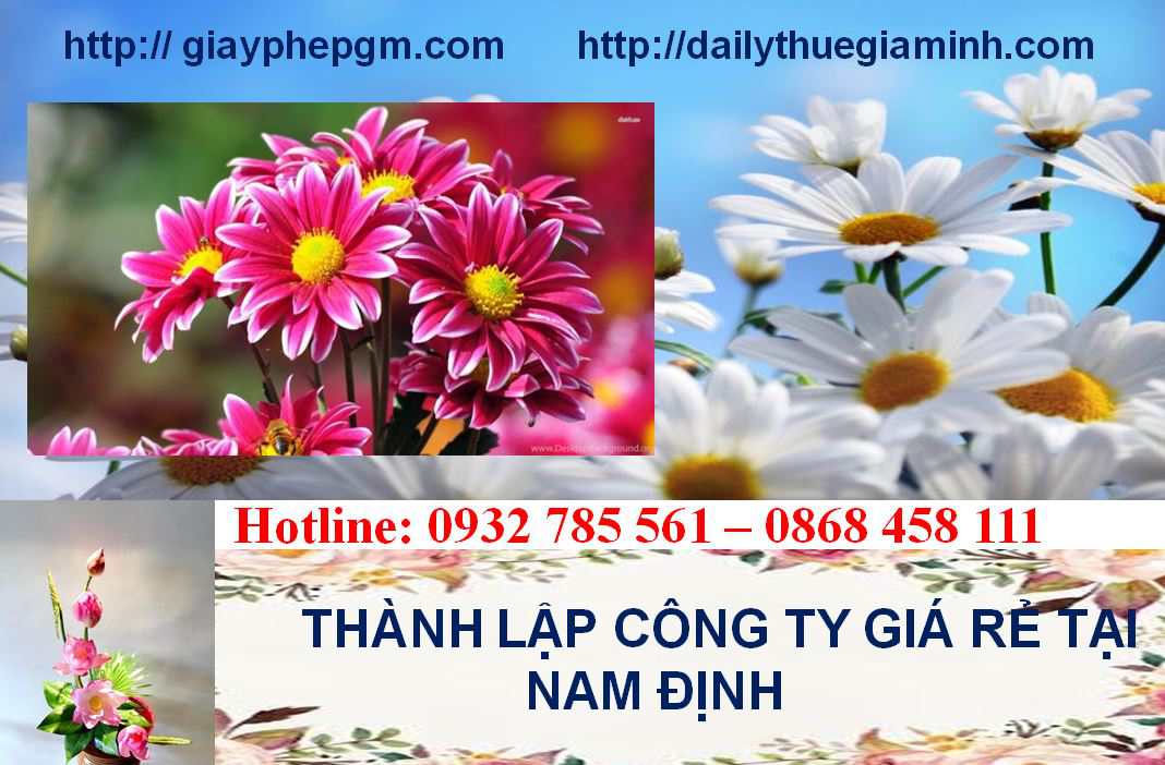 Thành lập công ty giá rẻ tại Nam Định 4 Thành lập doanh nghiệp giá rẻ tại Nam Định