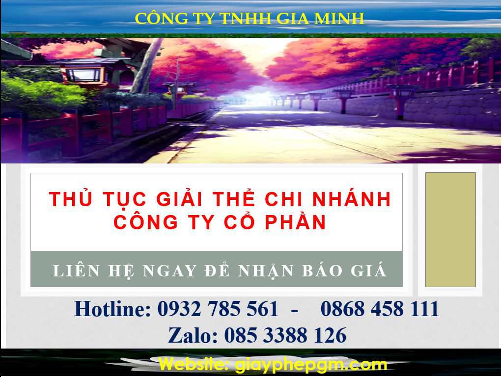 Thủ tục giải thể công ty cổ phần 
