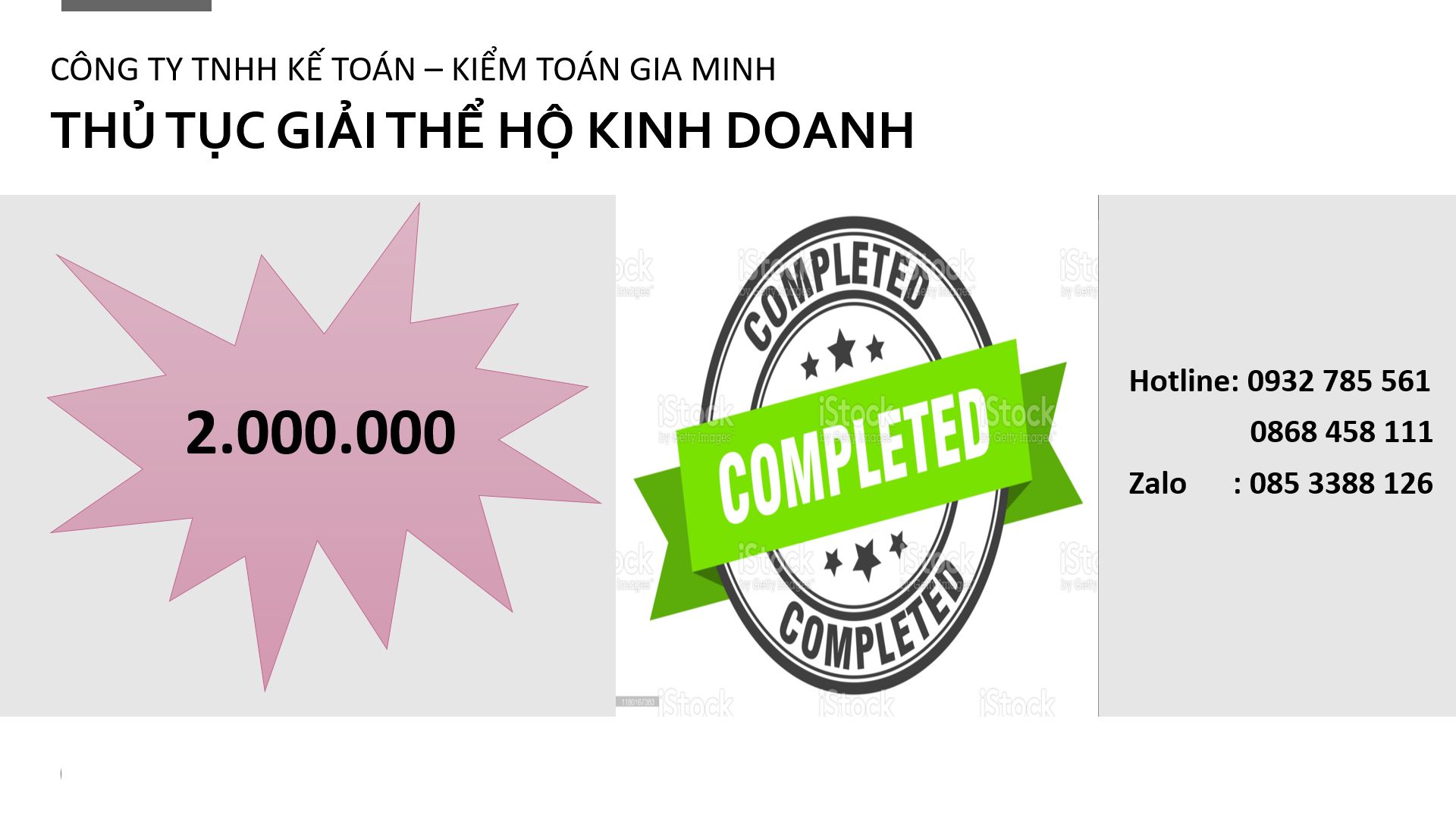 chi phí giải thể hộ kinh doanh tại Huyện Thới Lai - Cần Thơ