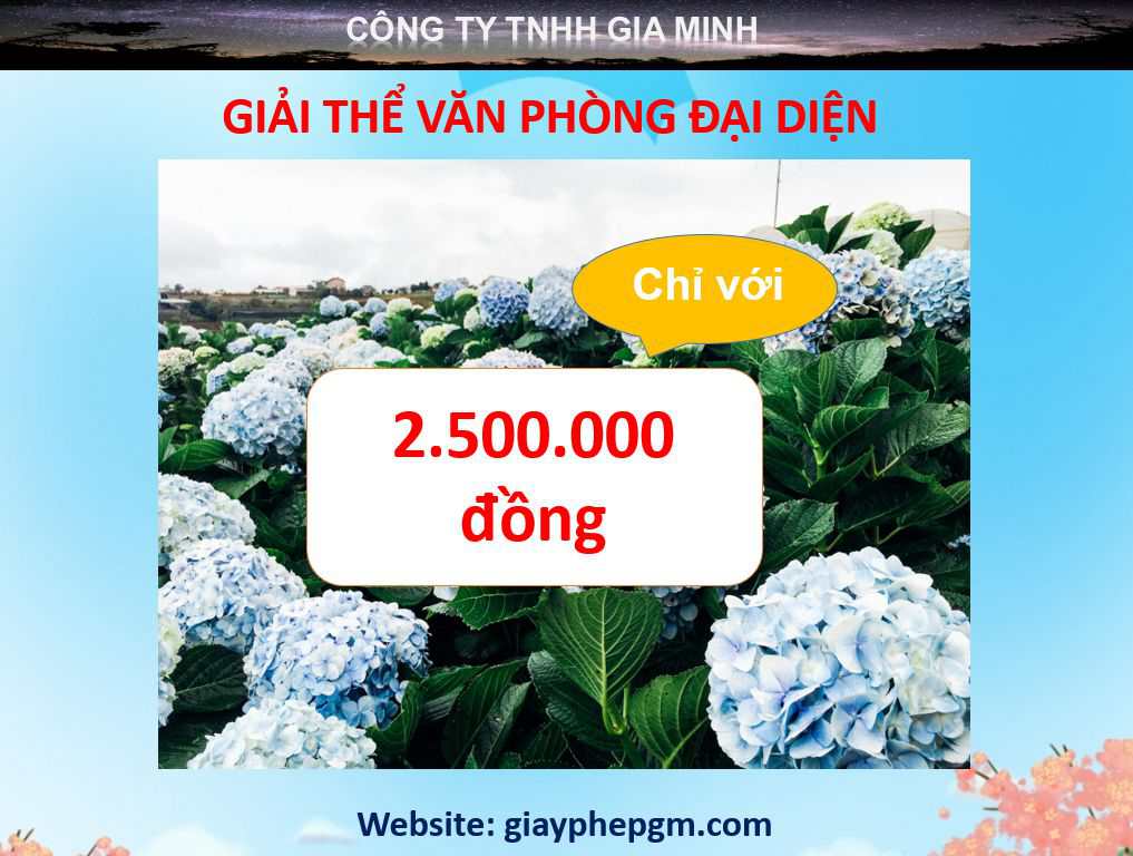 Thủ tục giải thể văn phòng đại diện tại Huyện Quốc Oai 12 Thủ tục giải thể văn phòng đại diện