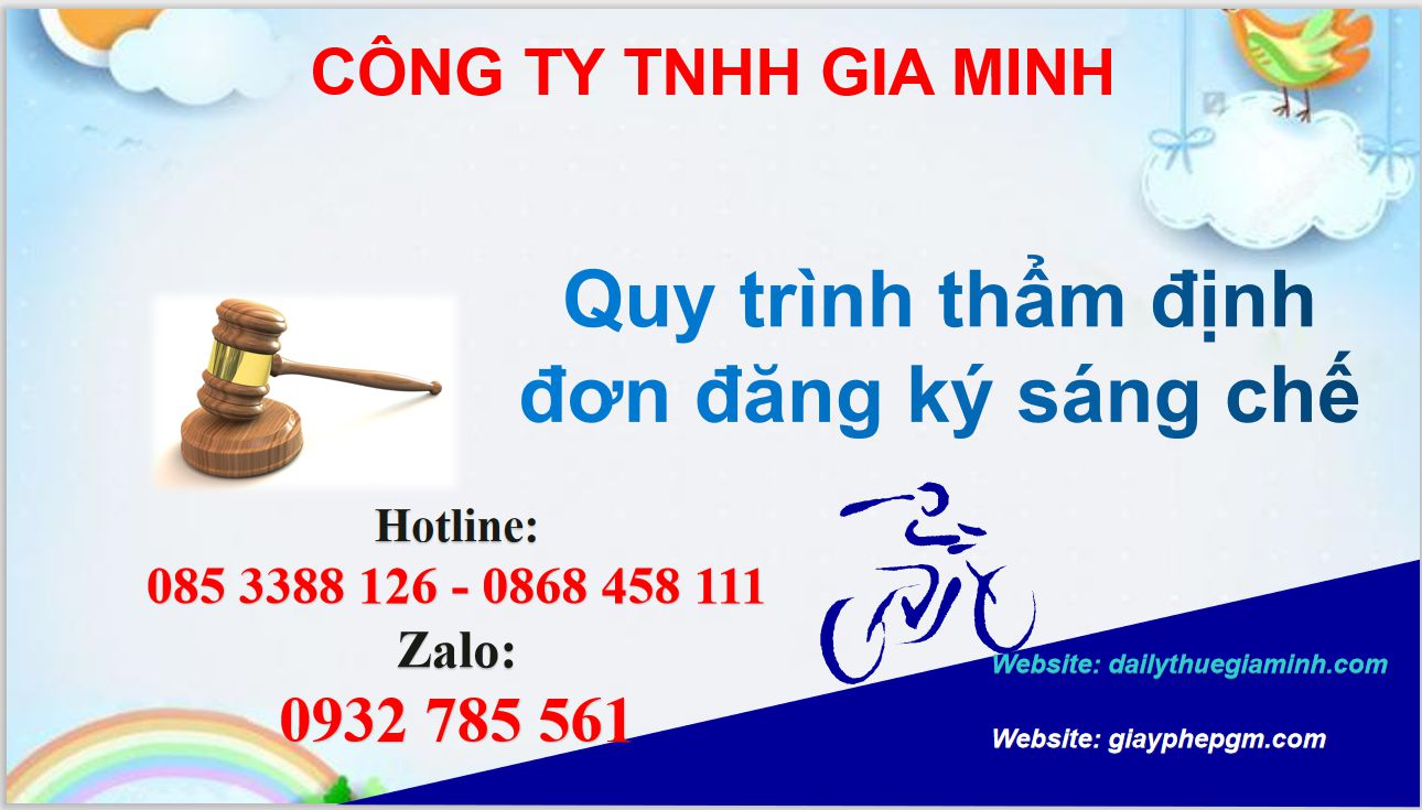 Quy trình thẩm định đơn đăng ký sáng chế 6 Quy trình thẩm định đơn đăng ký sáng chế
