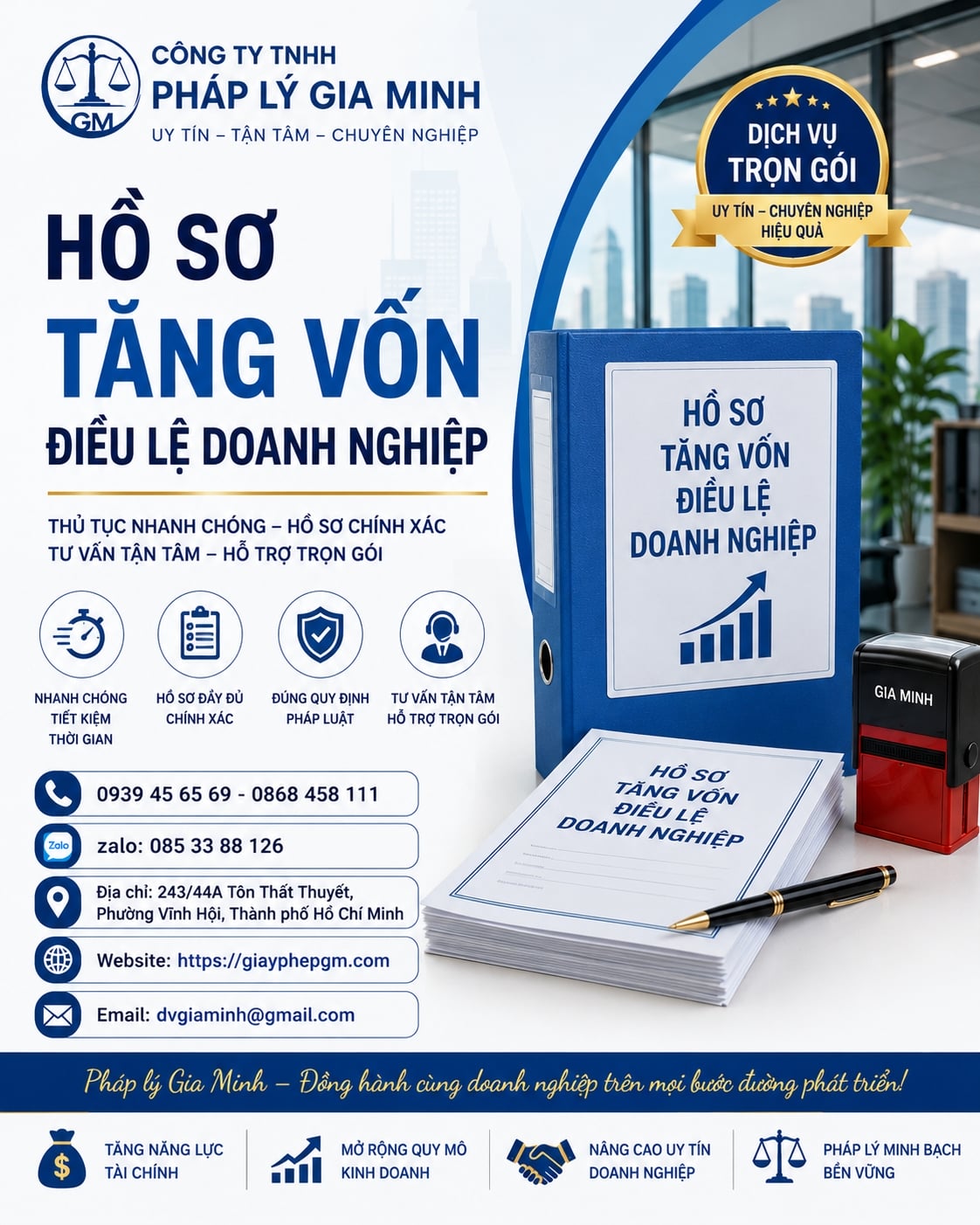 Tăng vốn điều lệ công ty 10 Hồ sơ tăng vốn điều lệ doanh nghiệp