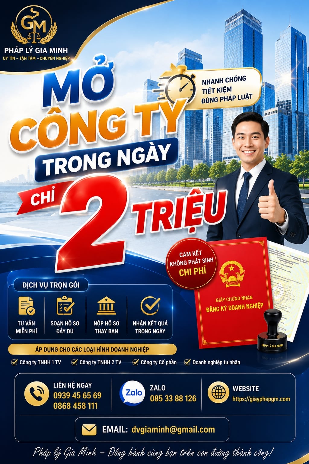 Chi phí thành lập công ty Lâm Đồng