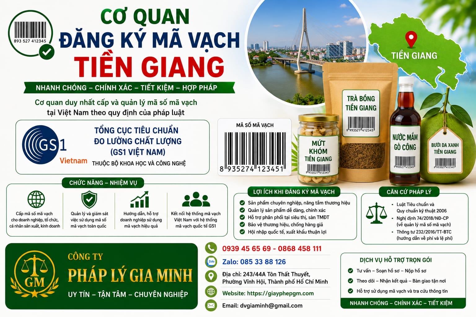 Cơ quan đăng ký mã vạch Tiền Giang