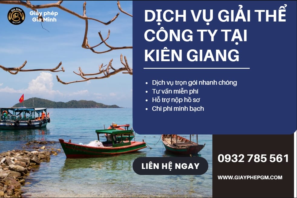 Dịch vụ giải thể công ty tại Kiên Giang