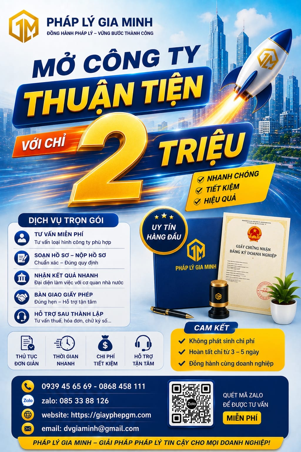 Dịch vụ thành lập công ty tại Lâm Đồng trọn gói