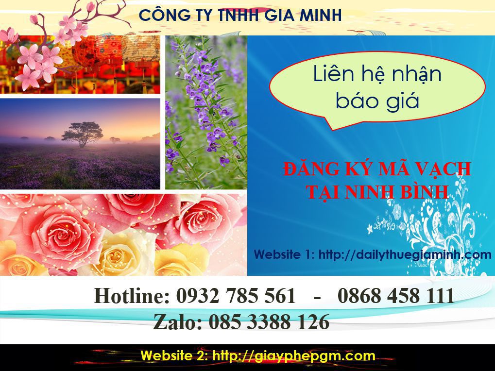Đăng ký mã vạch tại Ninh Bình 6 chi phí đăng ký mã vạch tại ninh bình