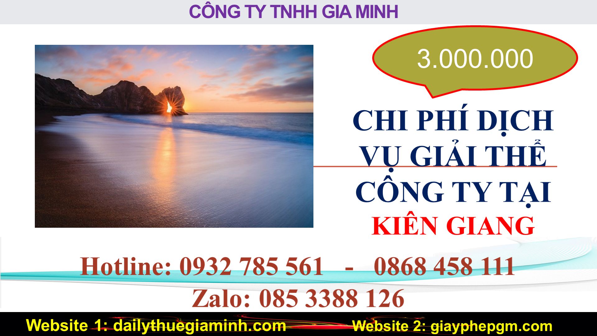 Dịch vụ giải thể công ty tại Kiên Giang 5 Chi phí giải thể công ty tại Kiên Giang