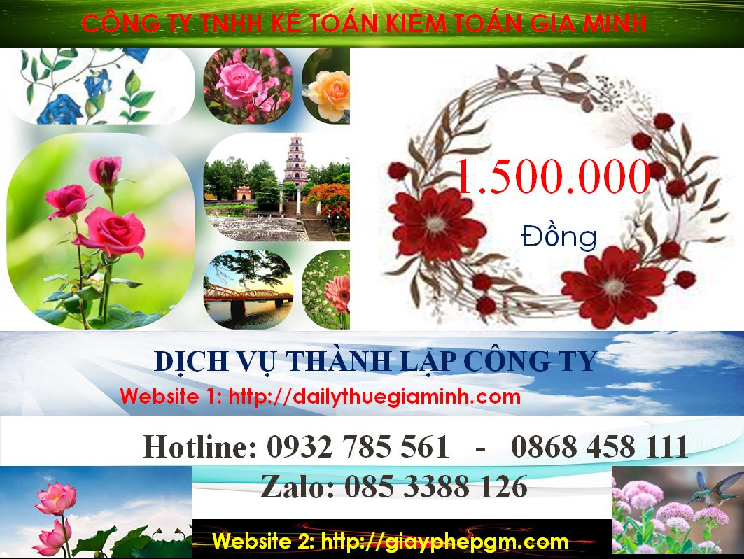 Lập công ty tại Quận Tân Bình 5 Chi phí thành lập công ty tại Quận Tân Bình
