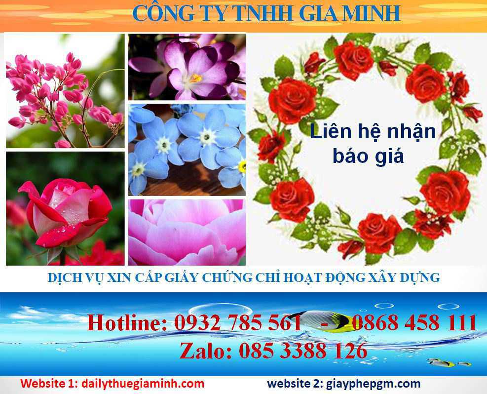 Chi phí dịch vụ cấp chứng chỉ năng lực xây dựng hạng III tại TPHCM