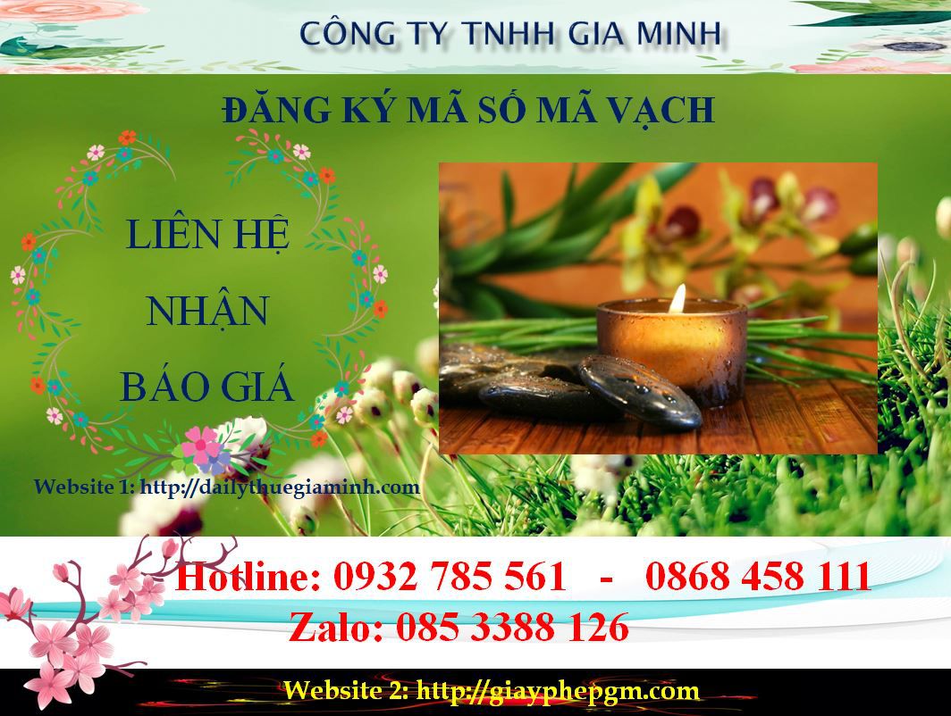 Đăng ký mã vạch tại Cà Mau 6 Chi phí đăng ký mã vạch