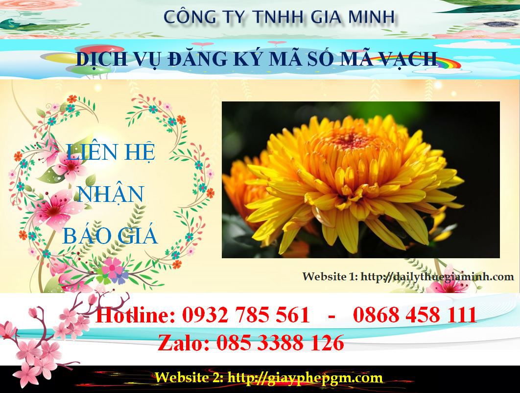 Đăng ký mã vạch tại Đắk Lắk 11 Chi phí đăng ký mã vạch