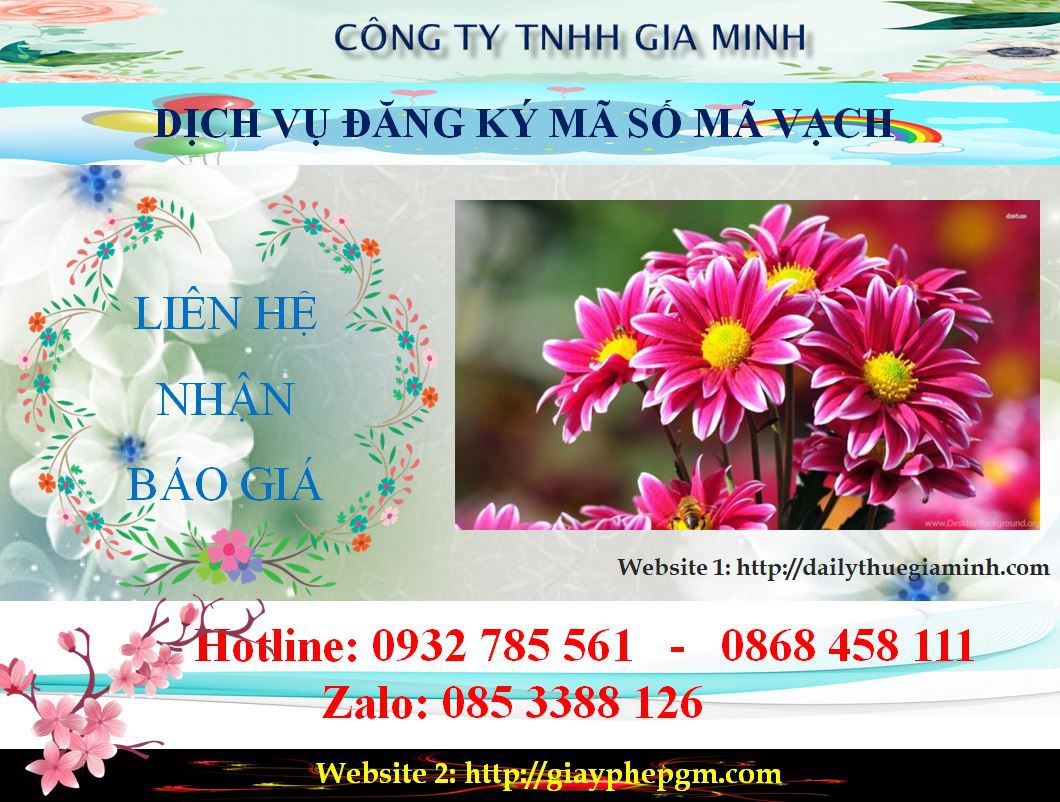 Chi phí đăng ký mã vạch