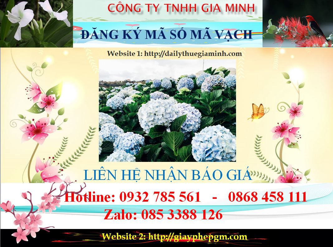 Đăng ký mã vạch tại Hòa Bình 6 Chi phí đăng ký mã vạch