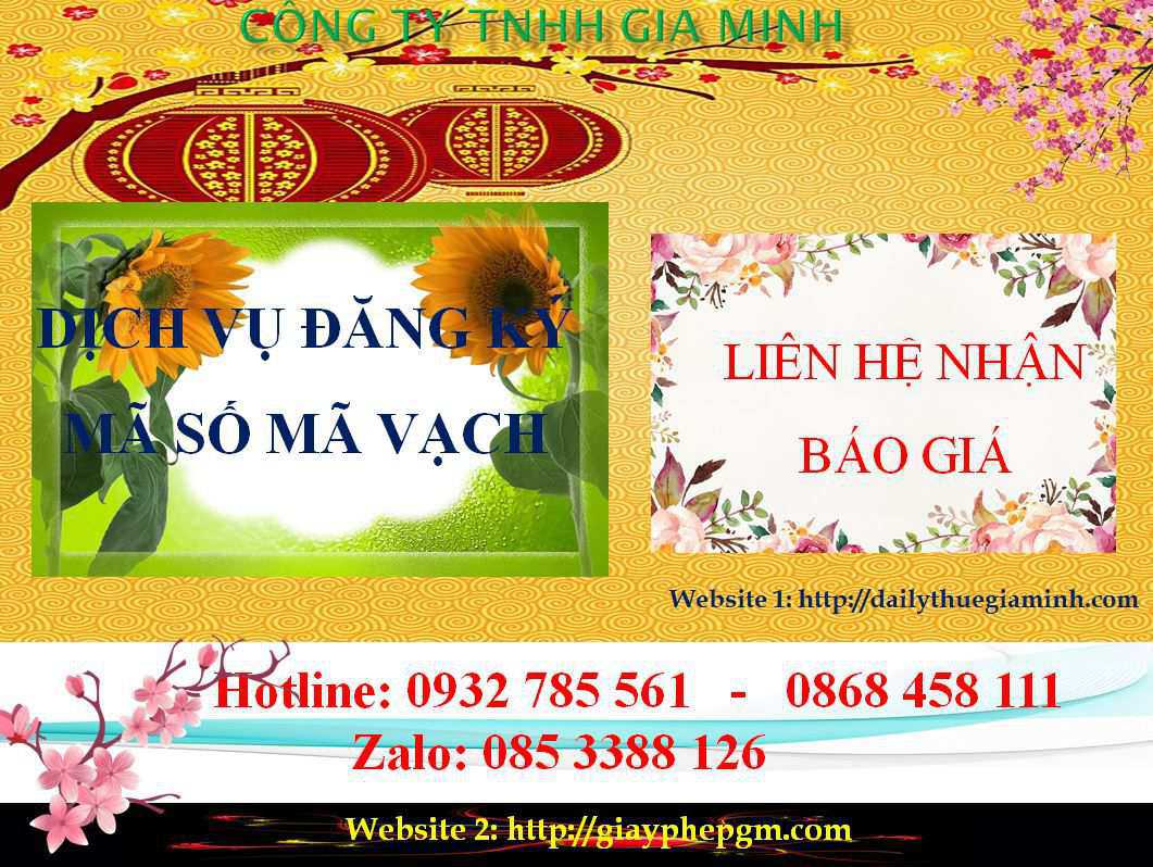 Đăng ký mã vạch tại Nam Định 11 Chi phí đăng ký mã vạch